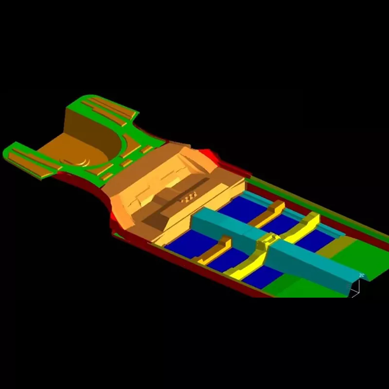 Avtomobil Döşəmə Montajı Ştamplama Kalıpları