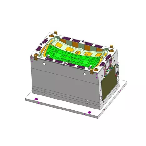 Avtomobil Arxa Arxa Qapağı Trim Paneli Enjeksiyon Kalıbı