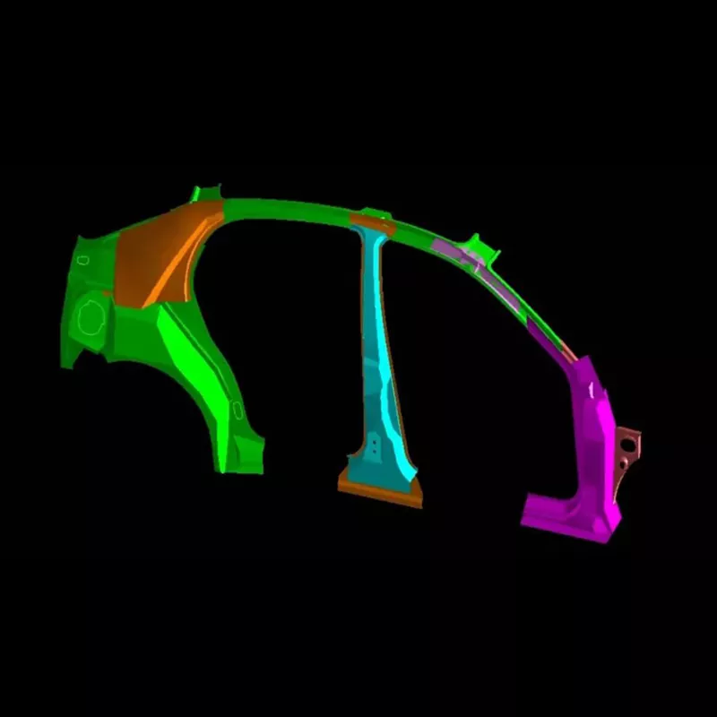 Avtomobil Yan Panelinin Daxili Montajı Ştamplama Kalıpları