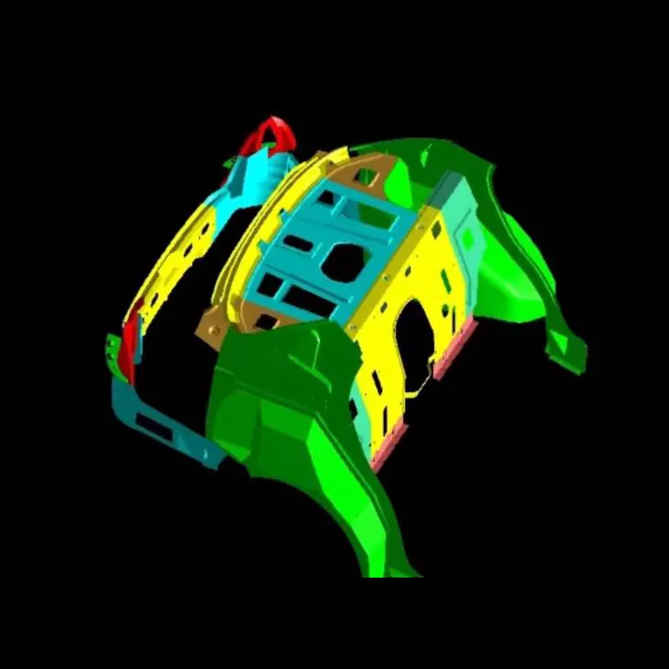 Avtomobil Gövdəsinin Montajı Ştamplama Ölçüsü