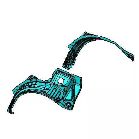 Avtomobil Təkər Arch Təkər Qapağı Enjeksiyon Kalıbı